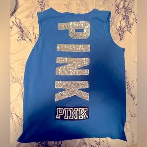 PINK bling tank top
